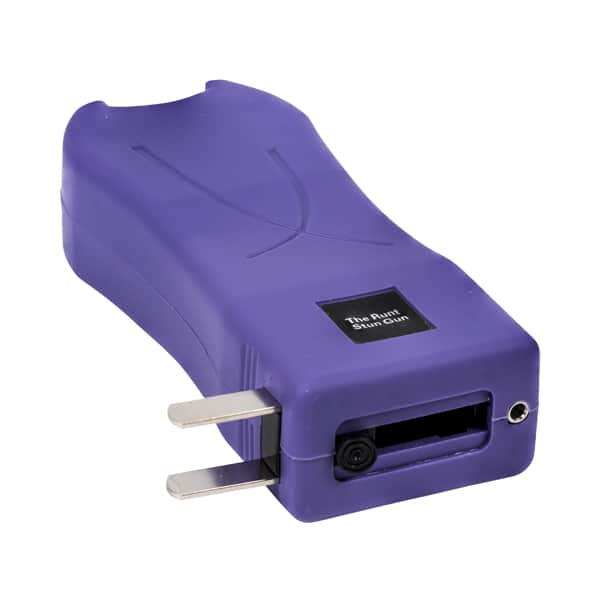 Purple Runt Stun Gun - slide out prongs to recharge with
