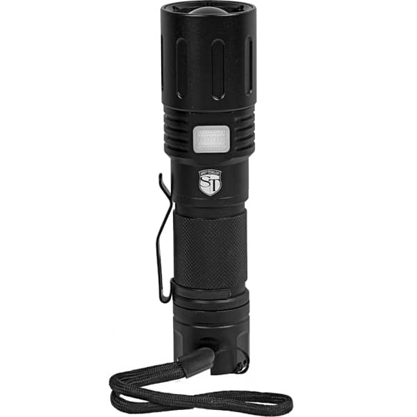 Safety Technology 3000 Lumens LED Self Defense Zoomable Flashlight